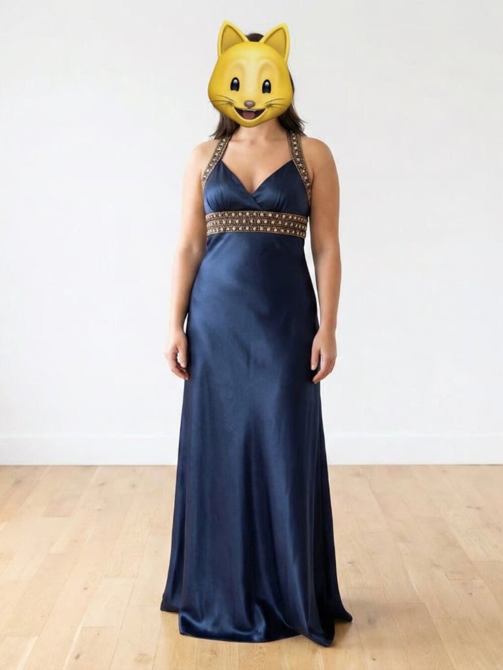 Dark Navy Long Formal Dress